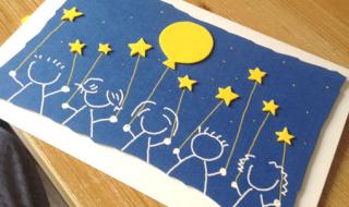 中秋节贺卡简单手工