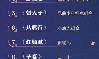 2023中秋晚会节目单